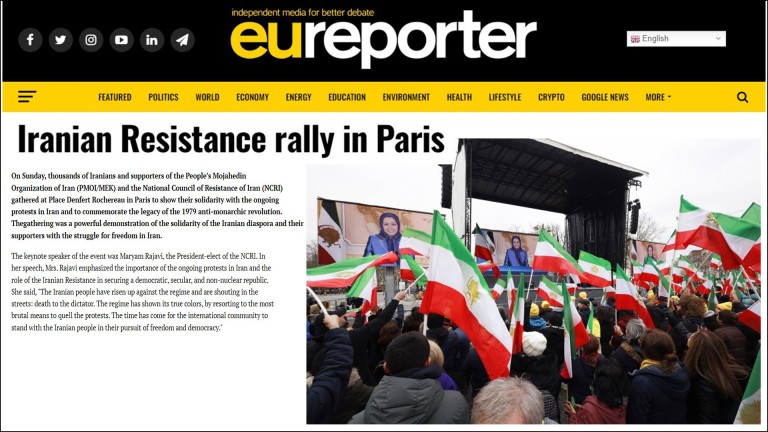 Iranian Resistance Rally In Paris Maryam Rajavi