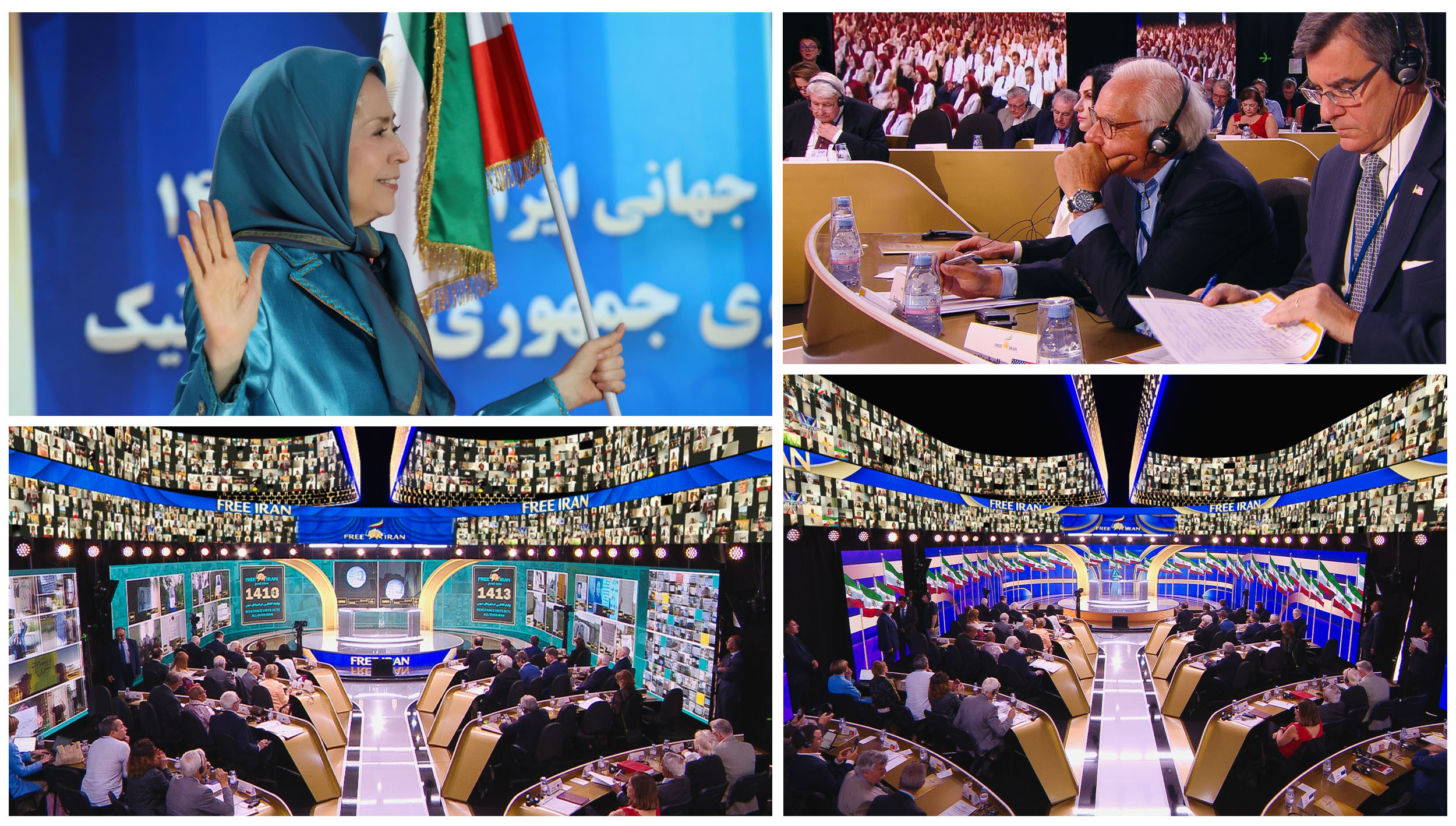 Maryam Rajavi free iran summit day 2-2024