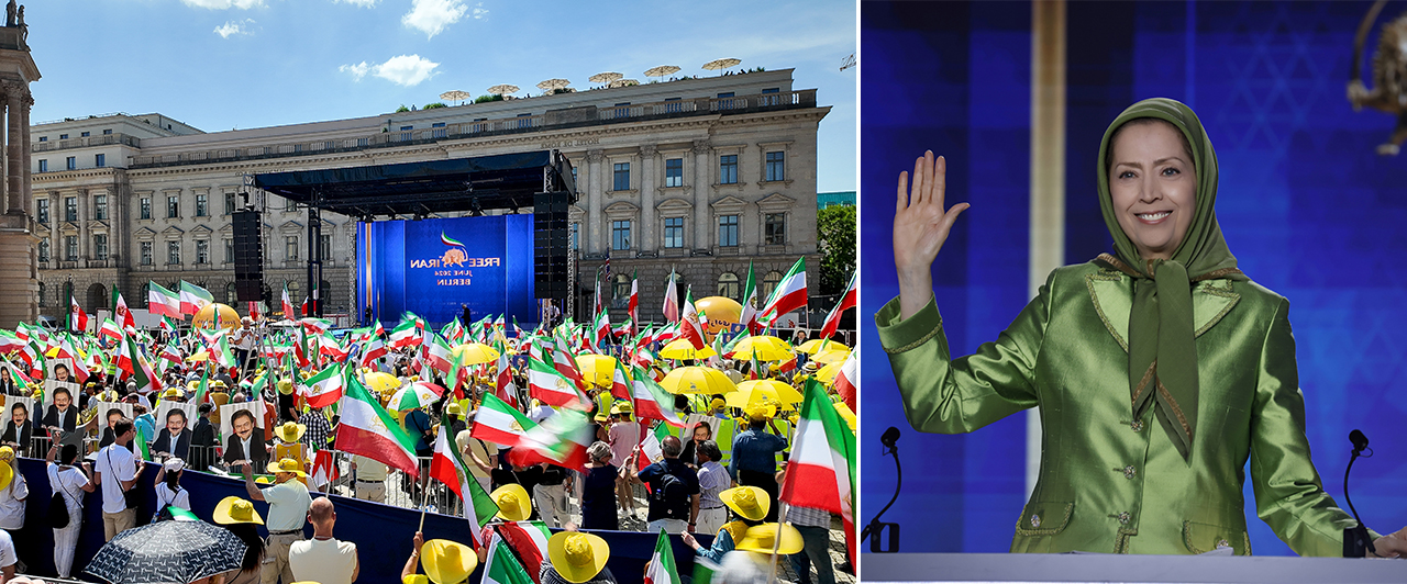 كلمة مريم رجوي في التجمع العالمي لإيران حرة نحو إيران حرة