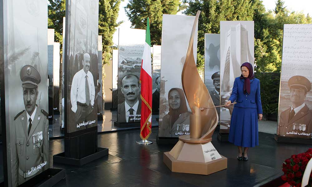 In memory of the 24 PMOI members killed in the rocket attack on Camp Liberty on October 29, 2017