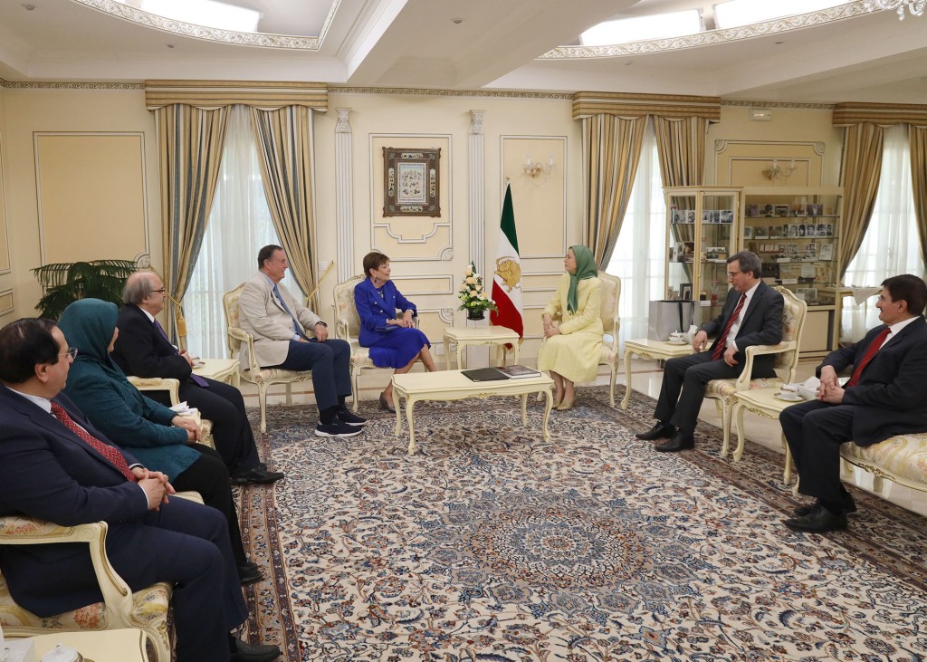 Maryam Rajavi Meets with General James Jones, Former National Security Adviser to the U.S. President