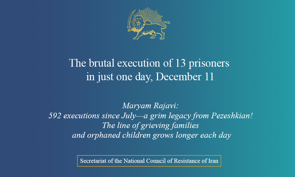 The brutal execution of 13 prisoners in just one day, December 11