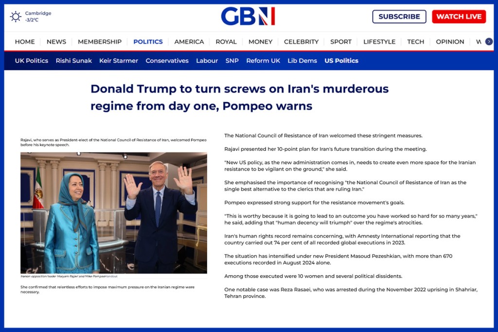 Donald Trump to turn screws on Iran’s murderous regime from day one, Pompeo warns