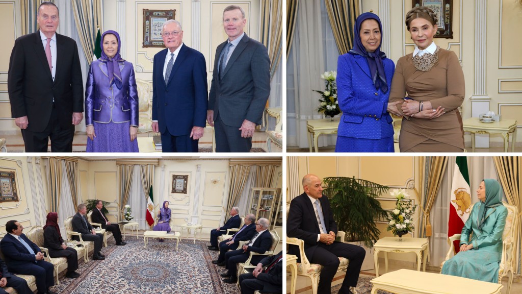 Maryam Rajavi’s Meetings at the Paris International Conference