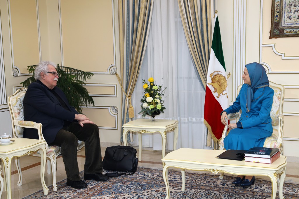 Maryam Rajavi’s Meeting with André Chassaigne, Chair of the Democratic and Republican Left Group in the French National Assembly