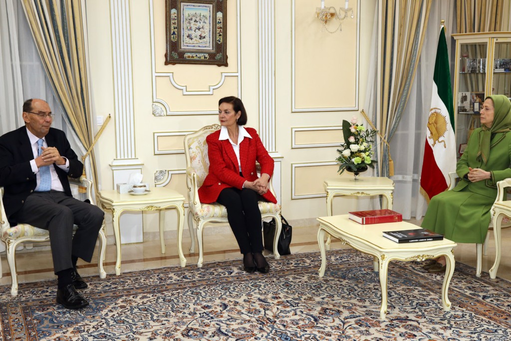 Professor Vidal-Quadras and Amparo Fuertes Meet Maryam Rajavi: Support for the Iranian Resistance