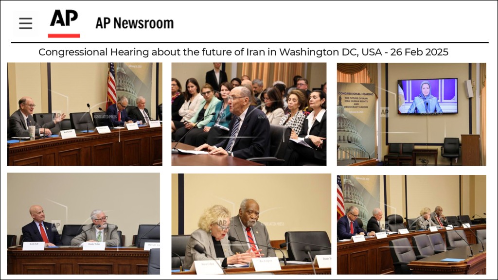 AP -Congressional Hearing about the future of Iran in Washington DC, USA – 26 Feb 2025