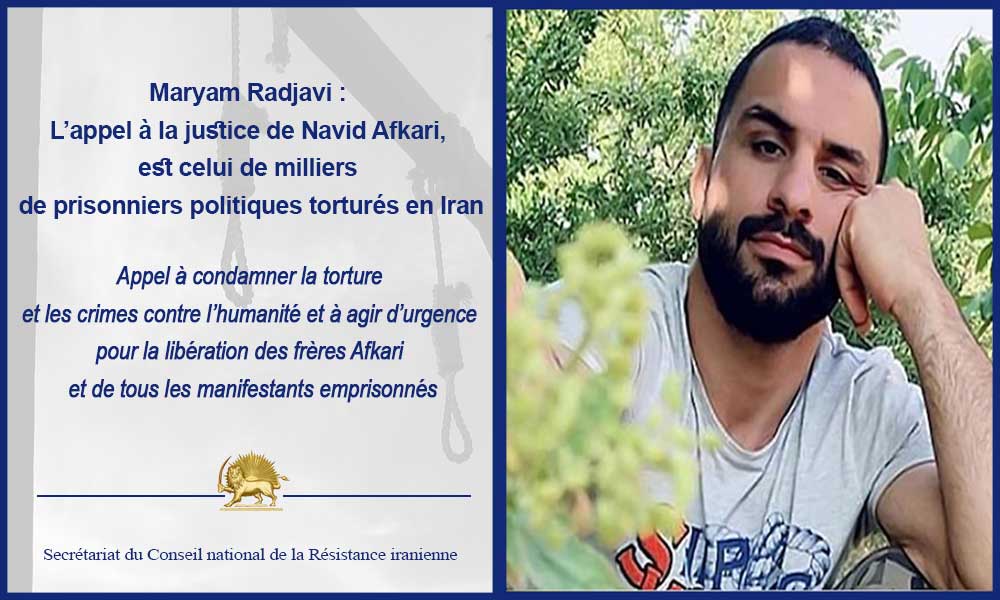 Maryam Radjavi : L’appel à la justice de Navid Afkari, est celui de milliers de prisonniers politiques torturés en Iran