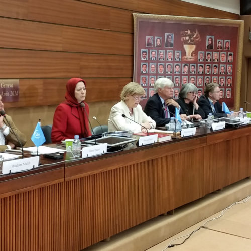 Maryam Rajavi- International Conference at the UN European Headquarters in Geneva- 13 August 2014