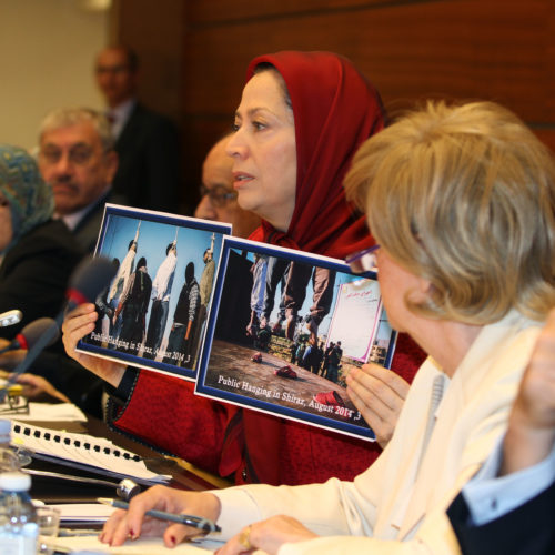 Maryam Rajavi- International Conference at the UN European Headquarters in Geneva- 13 August 2014