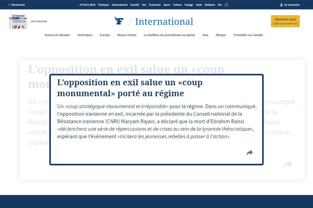 L’opposition en exil salue un «coup monumental» porté au régime