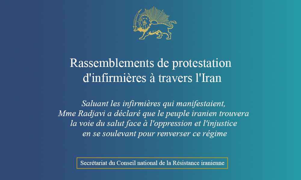 Rassemblements de protestation d’infirmières à travers l’Iran