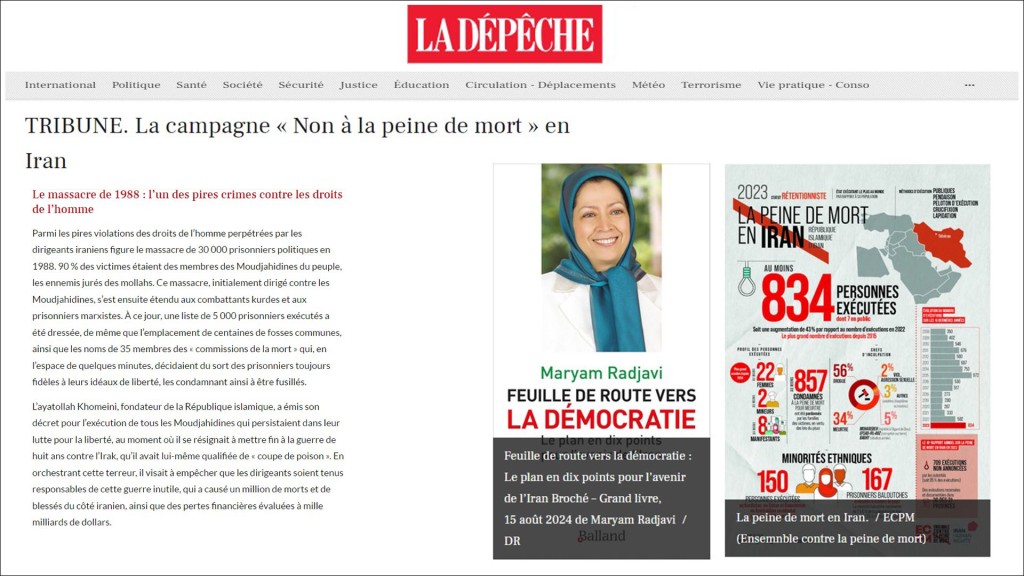 TRIBUNE. La campagne « Non à la peine de mort » en Iran