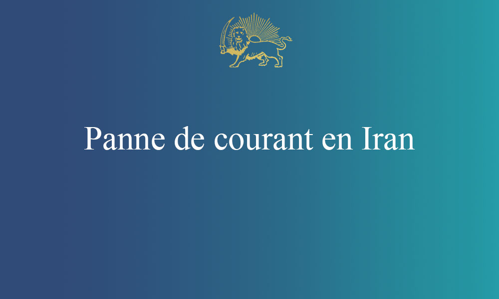 Panne de courant en Iran