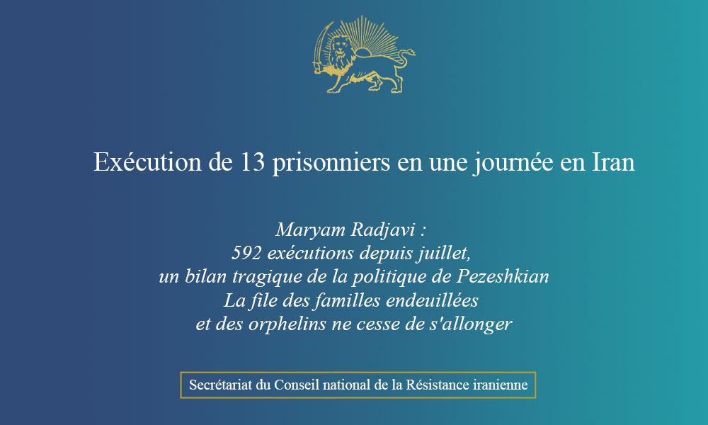 Exécution de 13 prisonniers en une journée en Iran