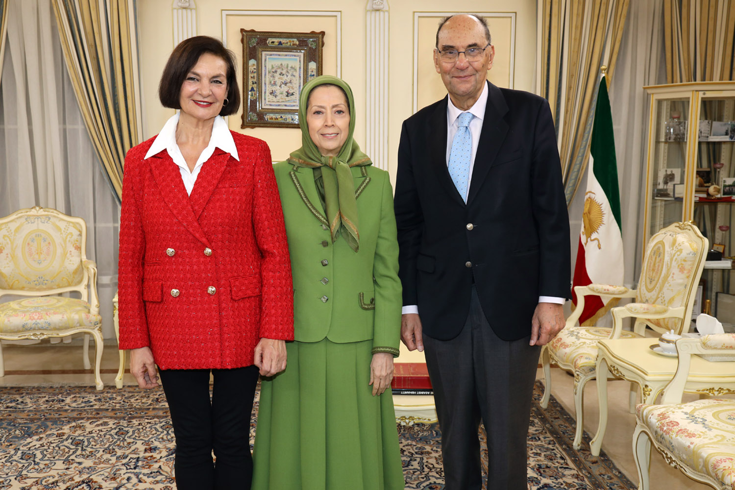 maryam-rajavi-meeting-with-Dr.-Vidal-Quadras-and-ms.Amparo-Fuertes-Ferragut-