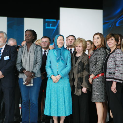 Maryam Rajavi – Annual gathering of the Iranian Resistance – Paris- June 2014 – All for freedom-23