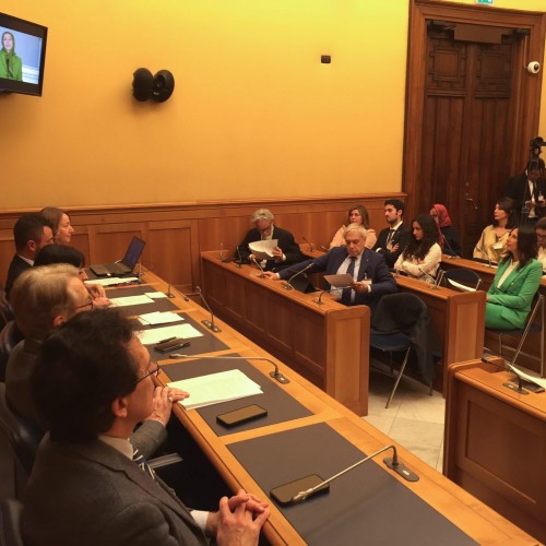 سخنرانی در کنفرانس در پارلمان ایتالیا - ۲۰اردیبهشت ۱۴۰۳