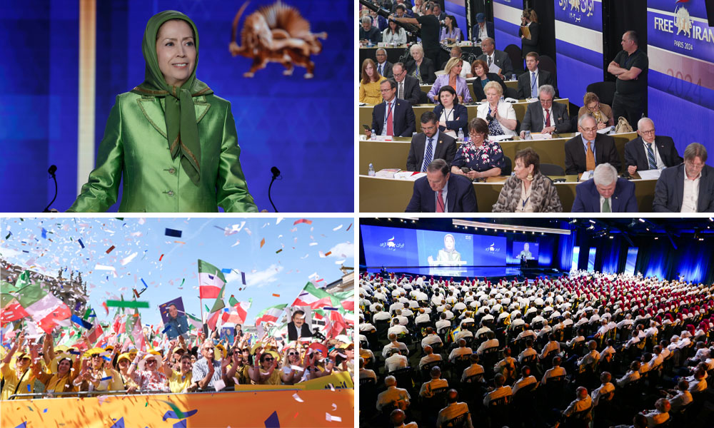 Free Iran 2024 World Summit Onward to a Democratic Republic- Maryam Rajavi 