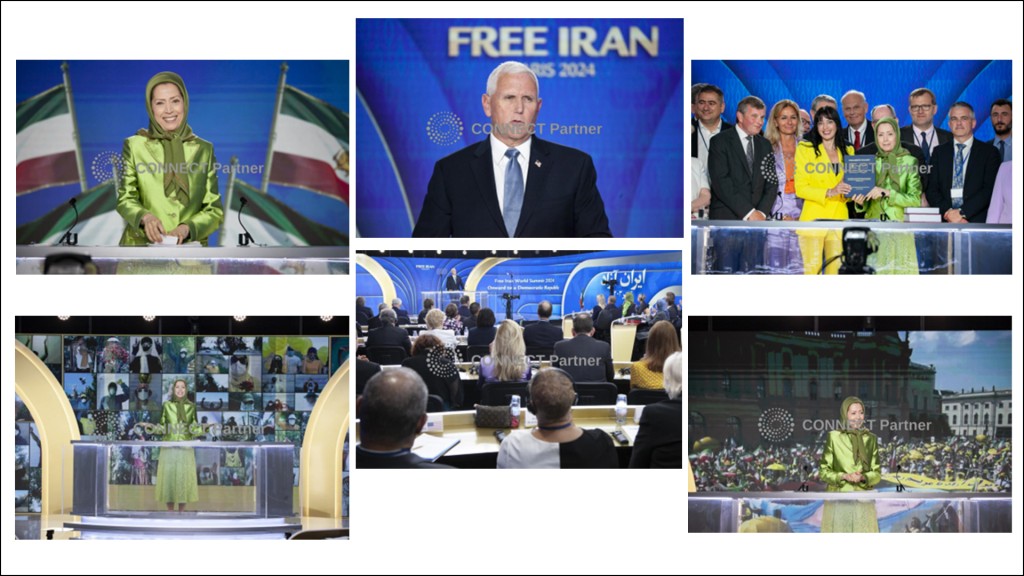 گزارش خبرگزاری رویترز از گردهم‌آیی جهانی ایران آزاد ۲۰۲۴ در اور سور اواز فرانسه