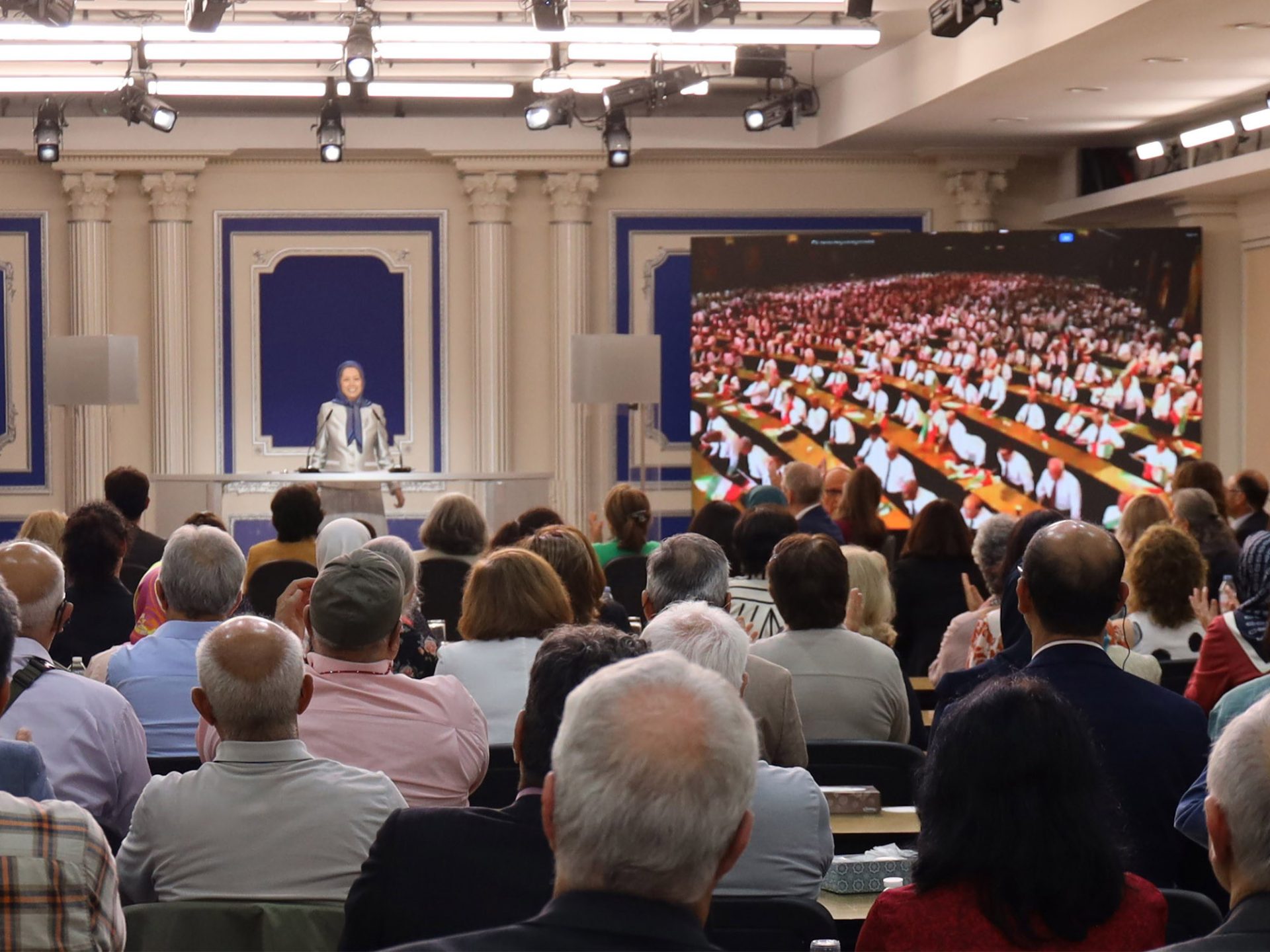  Maryam Rajavi at Conference with Mayor Rudy Giuliani